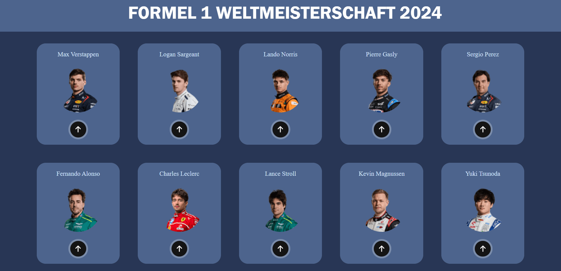 F1 Webseite